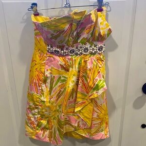 Lily Pulitzer Strapless Dress     Size00